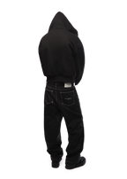 FUR/BLACK 2-SIDED ZIPPER