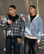 GREY/BLACK 2-SIDED ZIPPER